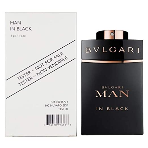 BVLGARI MAN IN BLACK 100 ML EDP (TESTER)