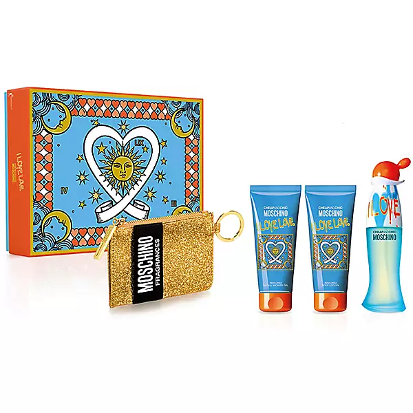 ESTUCHE MOSCHINO I LOVE LOVE (4 PIEZAS)