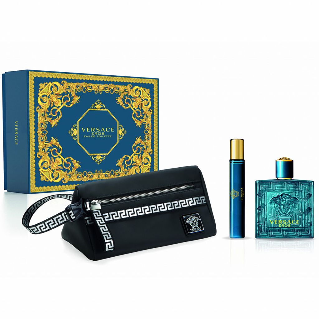 ESTUCHE VERSACE EROS HOMBRE (3 PIEZAS BOLSO)