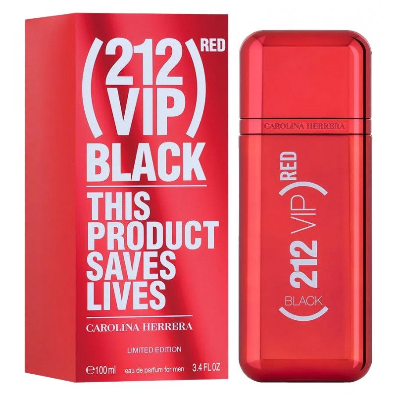 CAROLINA HERRERA 212 VIP BLACK RED MEN 100 ML EDP