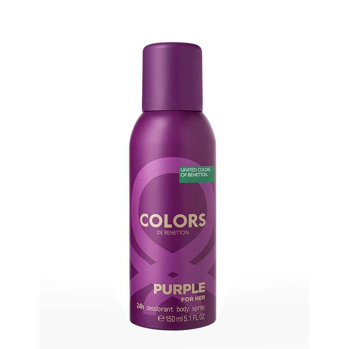 BENETTON SPRAY COLORS PURPLE MUJER 150 ML