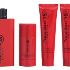 ESTUCHE PERRY ELLIS 18 FUEGO (4 PIEZAS)
