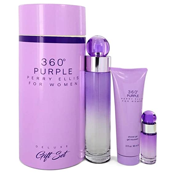 ESTUCHE PERRY ELLIS 360 PURPLE (3 PIEZAS CANISTER)