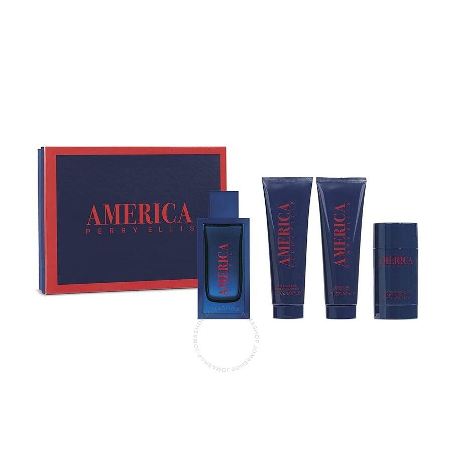 ESTUCHE PERRY ELLIS AMERICA HOMBRE (4 PIEZAS)