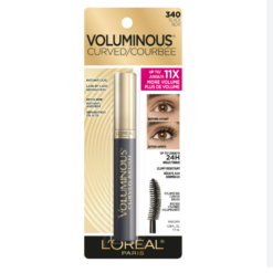 MAQUILLAJE L’OREAL (MASCARA PARA PESTANAS) (VOLUMINOUS CURVED BRUSH BLACK 340)