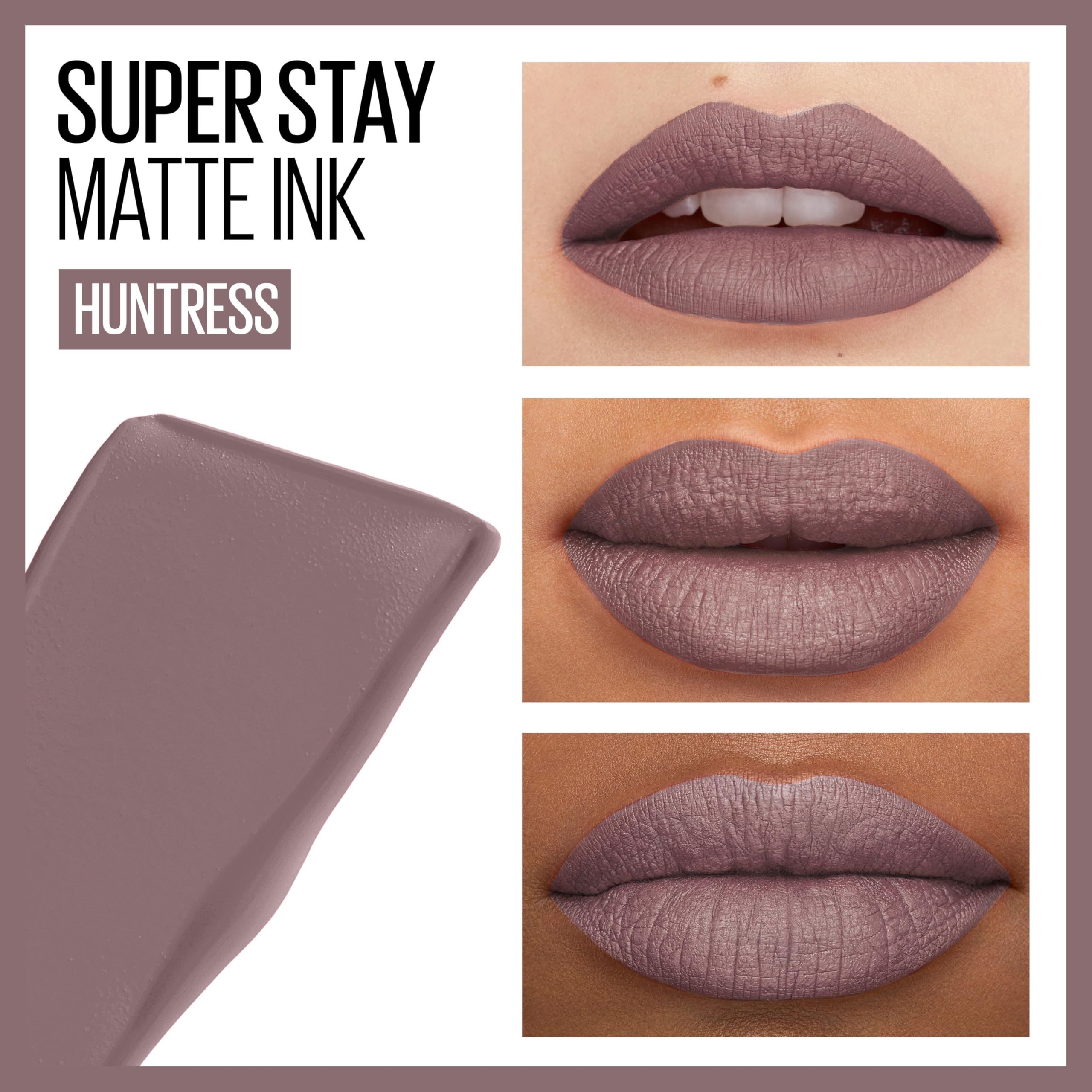MAQUILLAJE MAYBELLINE (LABIAL LIQUIDO SUPER STAY MATTE INK) (90 HUNTRESS)