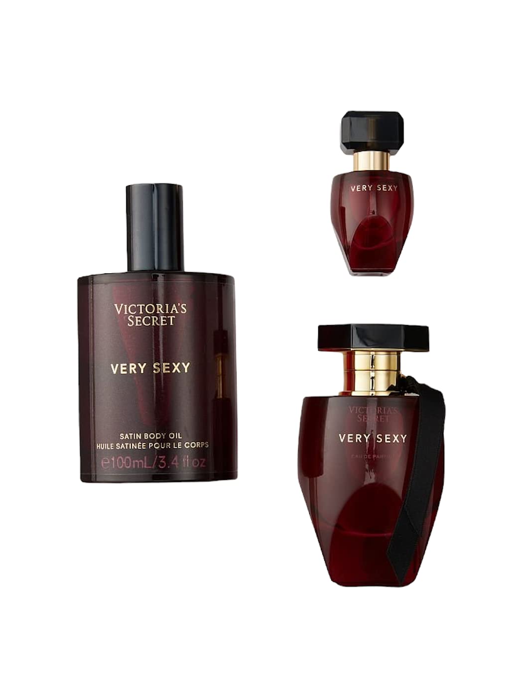ESTUCHE VICTORIA'S SECRET VERY SEXY MUJER (3 PIEZAS)