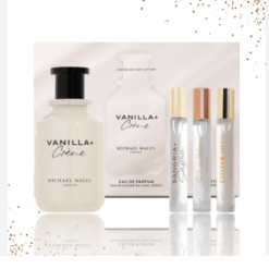 ESTUCHE MICHAEL MALUL VANILLA + CREME MUJER EDP (4 PIEZAS)