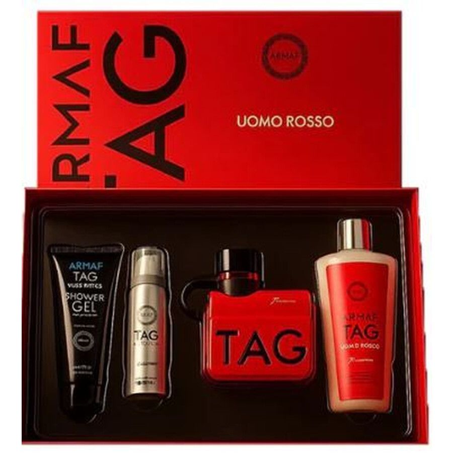 ESTUCHE ARMAF TAG ROSSO HOMBRE (4 PIEZAS)