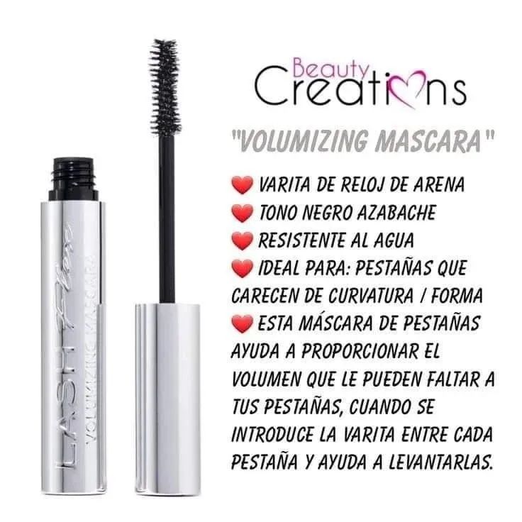 MAQUILLAJE BEAUTY CREATIONS (MASCARA PARA PESTANAS) (LASH FLEX VOLUMIZING)