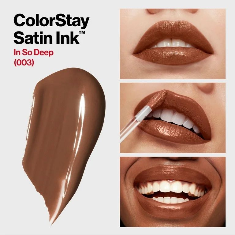 MAQUILLAJE REVLON (LABIAL LIQUIDO SATIN INK) (IN SO DEEP 003)