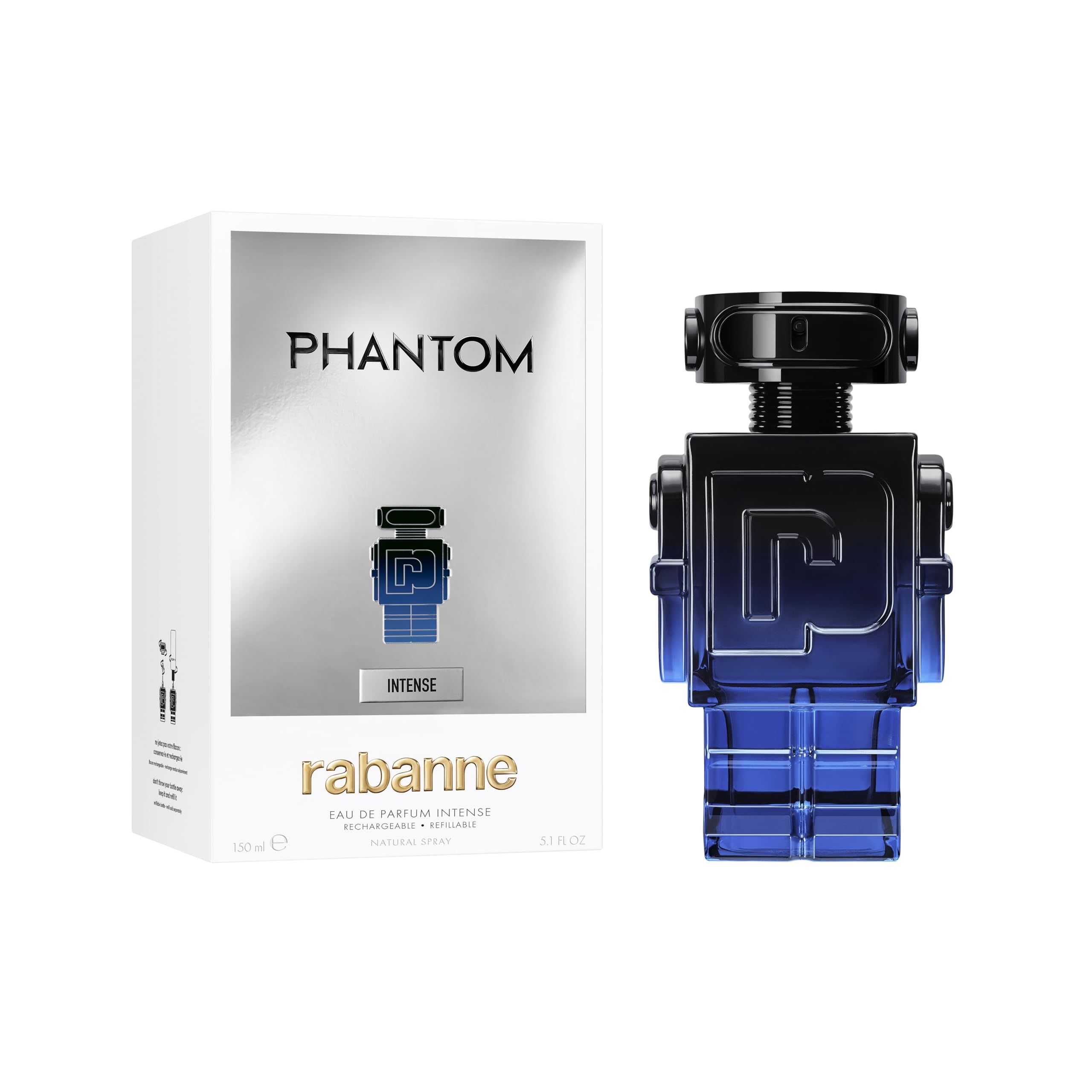 PACO RABANNE PHANTOM INTENSE 150 ML EDP (REFILLABLE)