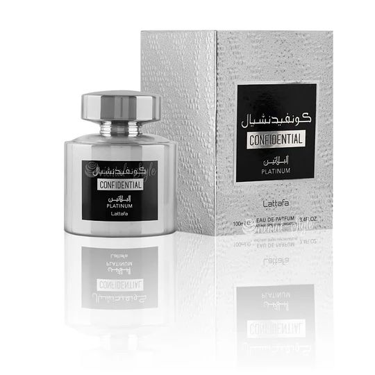 LATTAFA CONFIDENTIAL PLATINUM UNISEX 100 ML EDP