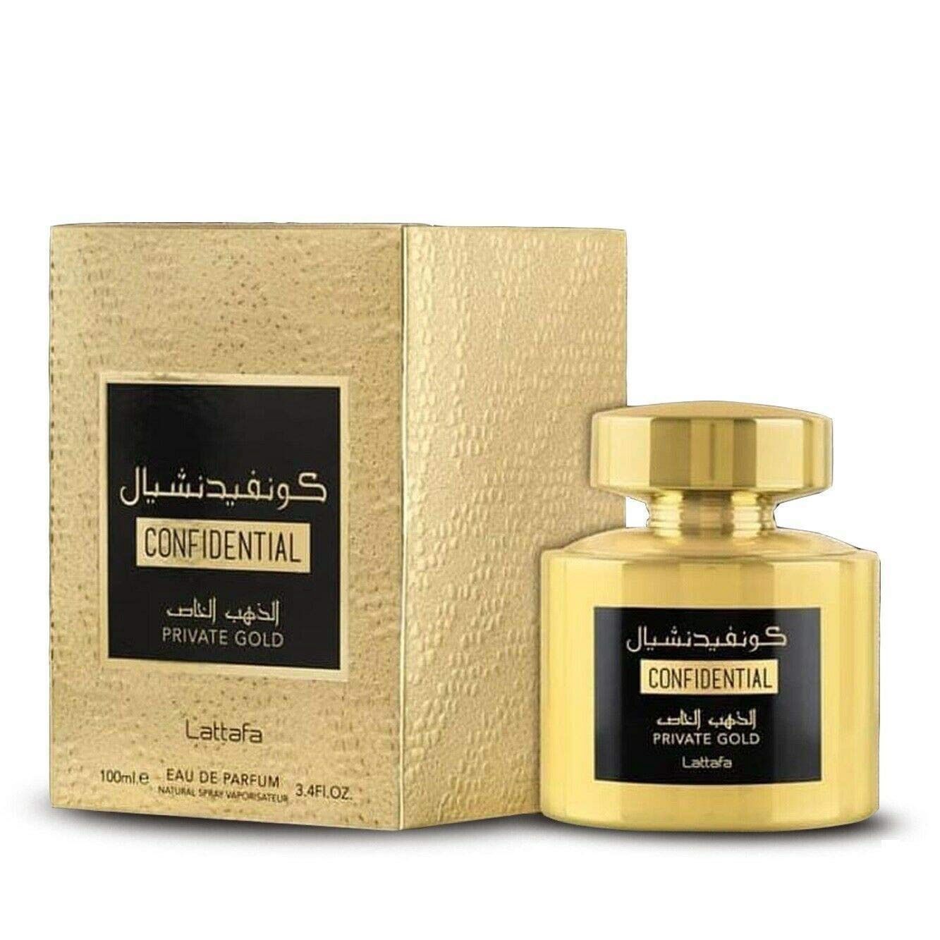 LATTAFA CONFIDENTIAL PRIVATE GOLD UNISEX 100 ML EDP