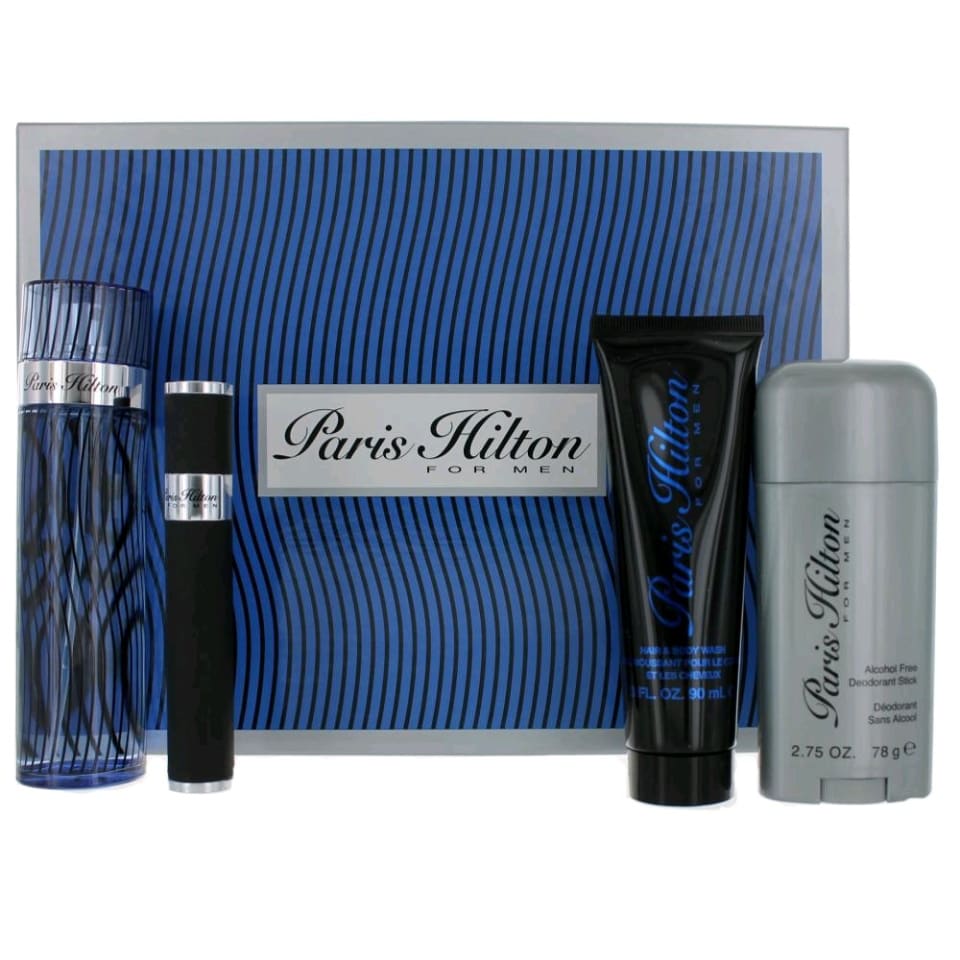 ESTUCHE PARIS HILTON TRADICIONAL HOMBRE (4 PIEZAS)