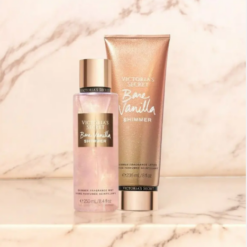 VICTORIA’S SECRET BARE VANILLA SHIMMER (PROMOCION PAREJA-BODY Y CREMA)