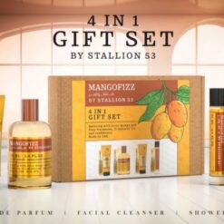 ESTUCHE EMPER STALLION MANGO FIZZ UNISEX EDP (4 PIEZAS)