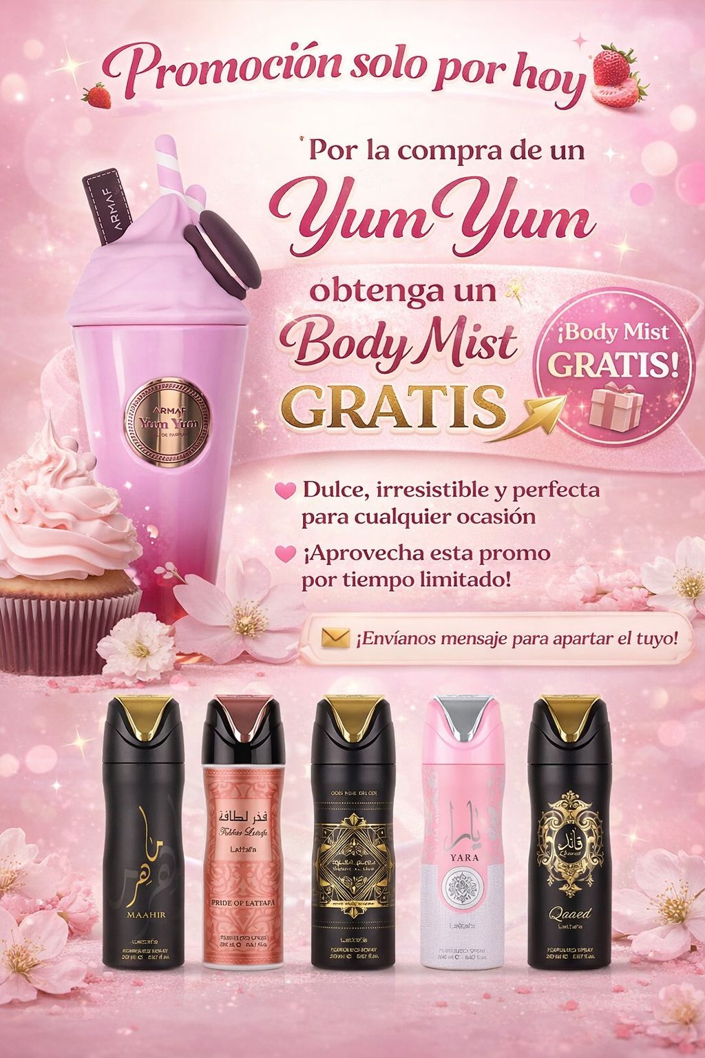 ARMAF YUM YUM MUJER 100 ML EDP (PROMOCION BODY GRATIS)