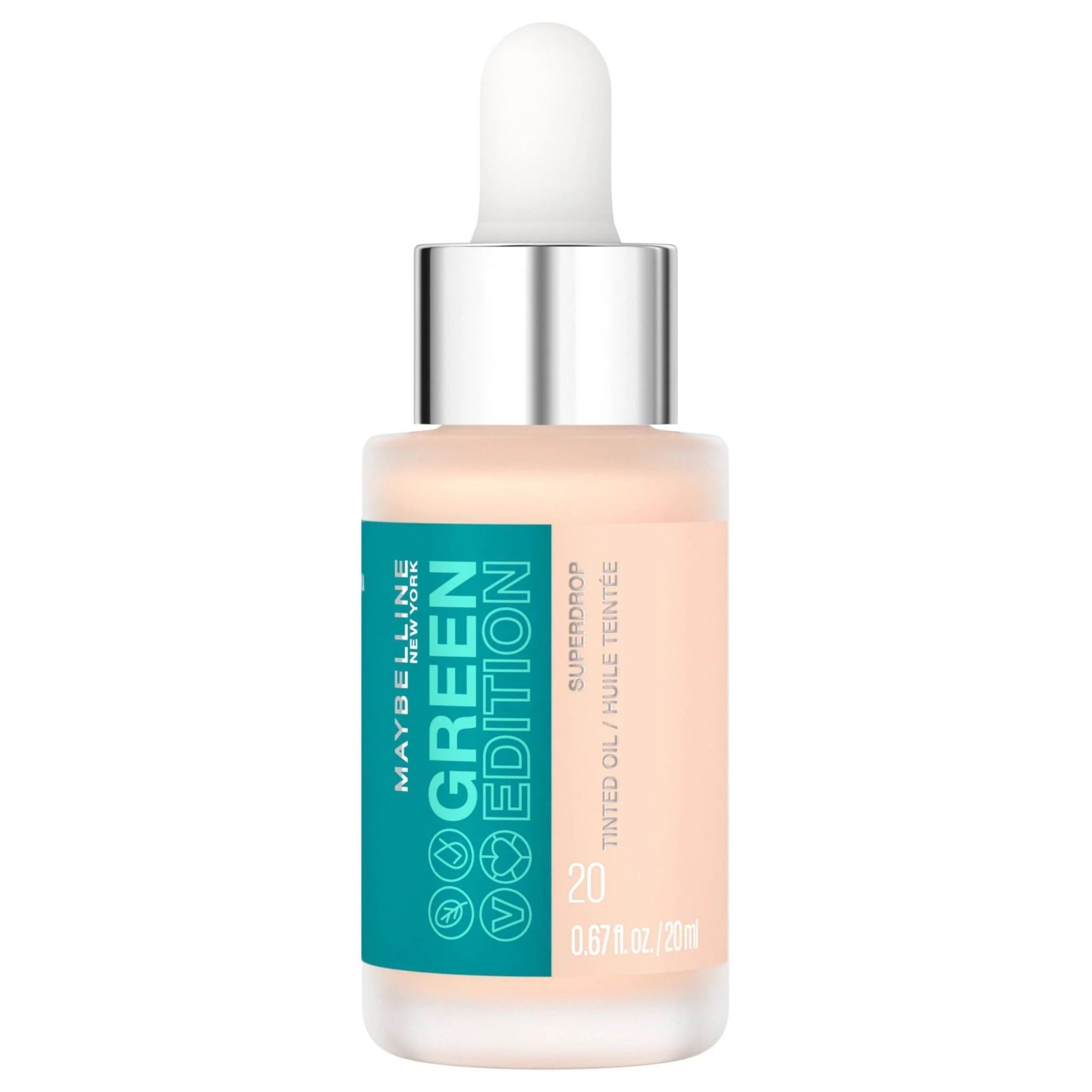 MAQUILLAJE MAYBELLINE (BASE EN ACEITE SUPERDROP GREEN) (-E7)