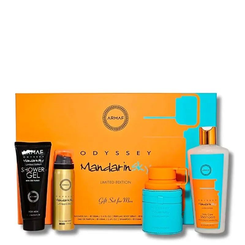 ESTUCHE ARMAF ODYSSEY MANDARIN HOMBRE (4 PIEZAS)