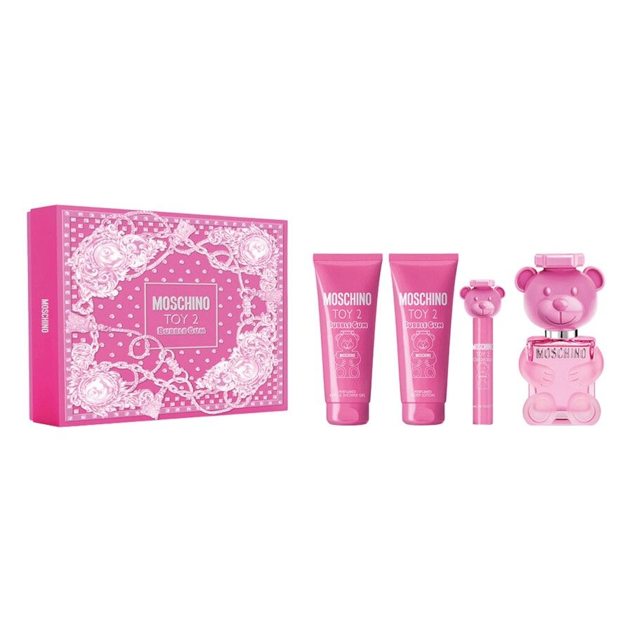 ESTUCHE MOSCHINO TOY 2 BUBBLE MUJER (4 PIEZAS)