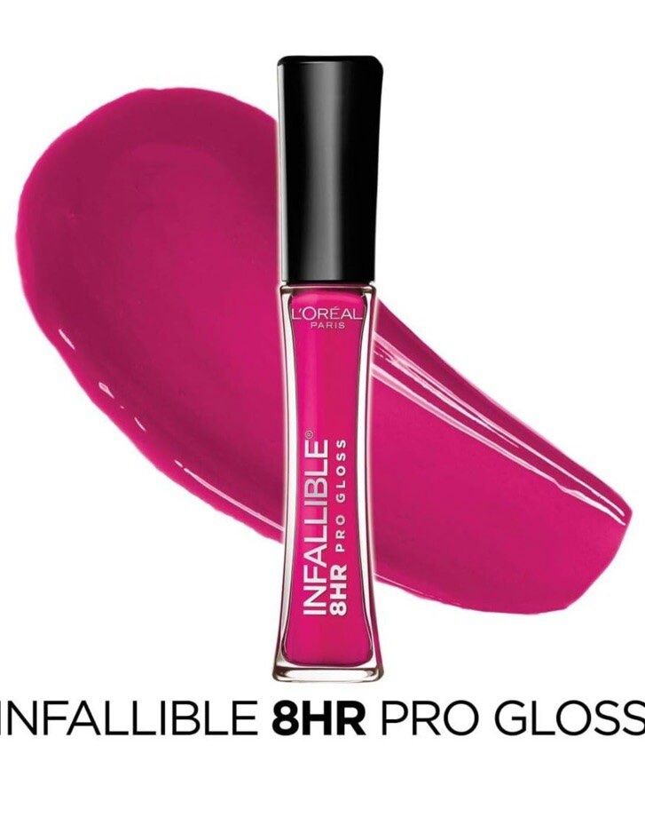 MAQUILLAJE LOREAL PARIS (LABIAL LIQUIDO INFALLIBLE PRO GLOSS PLUMP) (140 PINK TOPAZ)