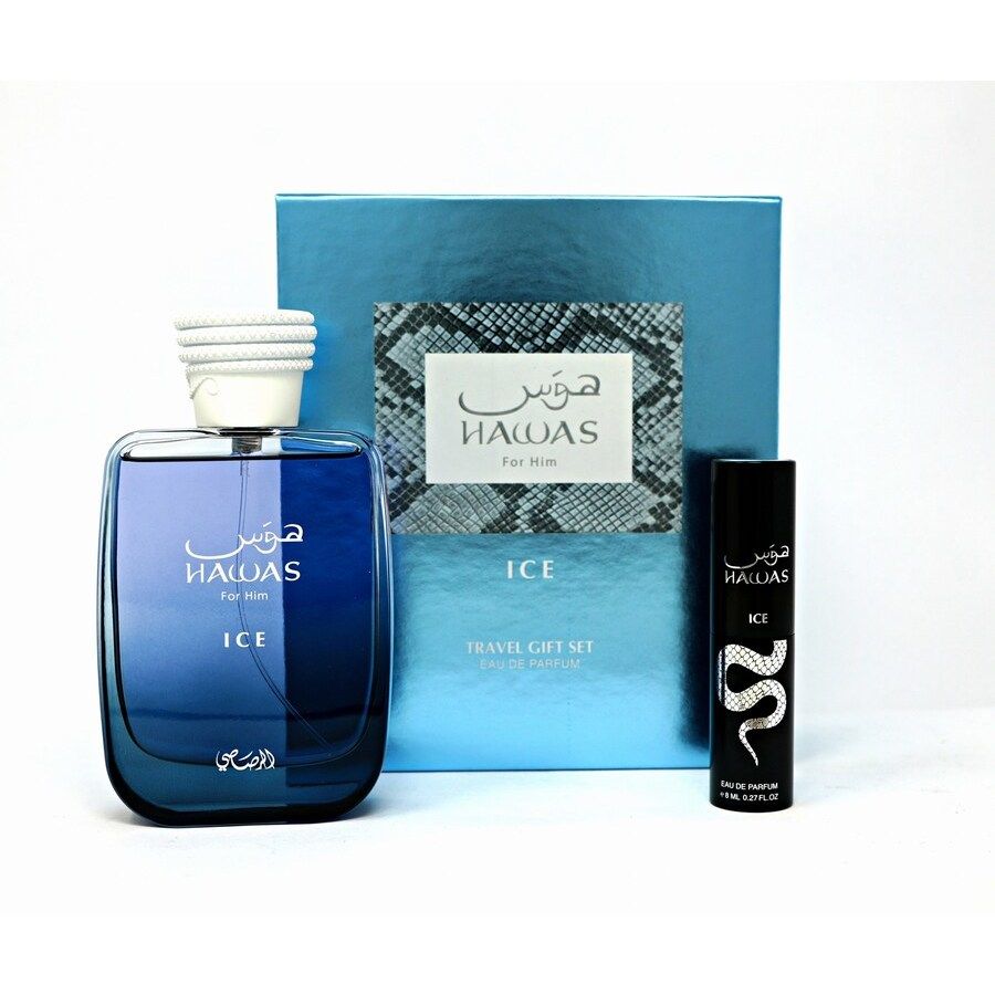 ESTUCHE RASASI HAWAS ICE HOMBRE EDP (2 PIEZAS)