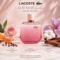 LACOSTE ROSE INTENSE MUJER 90 ML EDT (TESTER)