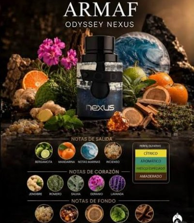ARMAF ODYSSEY NEXUS UNISEX 100 ML EDP - Imagen 3