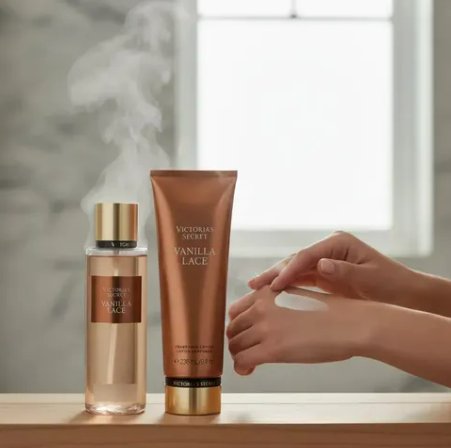 VICTORIA’S SECRET VANILLA LACE (PROMOCION PAREJA-BODY Y CREMA)