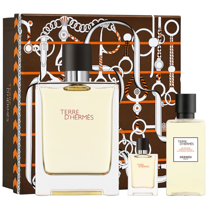 ESTUCHE HERMES TERRE D'HERMES (3 PIEZAS)