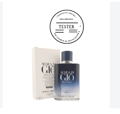 GIORGIO ARMANI ACQUA DI GIO PROFONDO HOMBRE 100 ML PARFUM (TESTER)